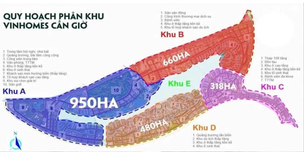 Vinhomes Cần Giờ: Từ Quy Hoạch Cho Tới Thực Tế 2 Quy hoạch dự án Vinhomes Cần Giờ